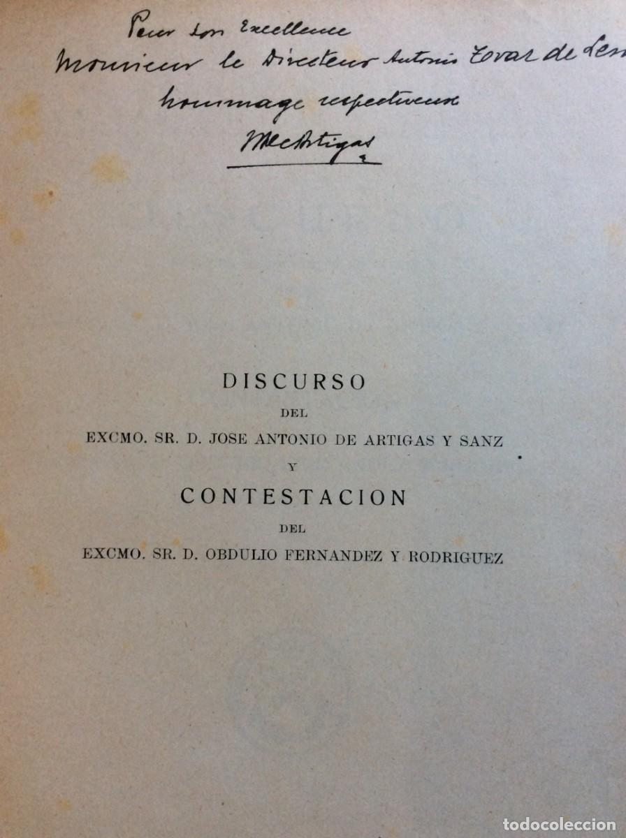 Libros de segunda mano: Exemplar com dedicat&oacute;ria manuscrita assinada pelo autor, dirigida ao Diplomata Ant&oacute;n. Tovar Lemos