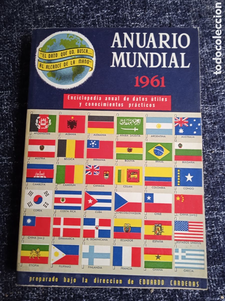 Libros de segunda mano: ANUARIO MUNDIAL 1961. - ENCICLOPEDIA ANUAL DE DATOS &Uacute;TILES Y CONOCIMIENTOS PR&Aacute;CTICOS.