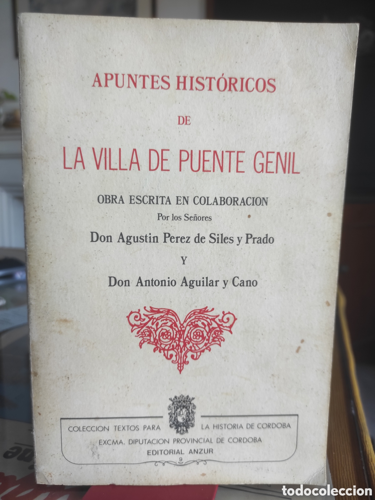 Libros de segunda mano: Apuntes hist&oacute;ricos de la Villa de Puente Genil. Diputaci&oacute;n de C&oacute;rdoba. Facs&iacute;mil de ed. Sevilla 1874