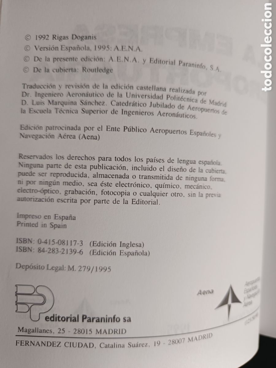 Libros de segunda mano: EMPRESA AEROPORTUARIA Rigas Doganis - Foto 4