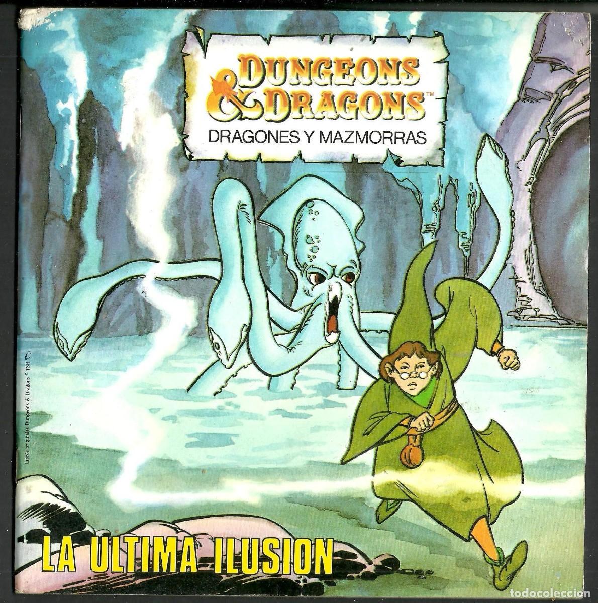 Libros de segunda mano: Dungeons & Dragons: Dragones y Mazmorras. La &uacute;ltima ilusi&oacute;n. Edit. Timun Mas 1985