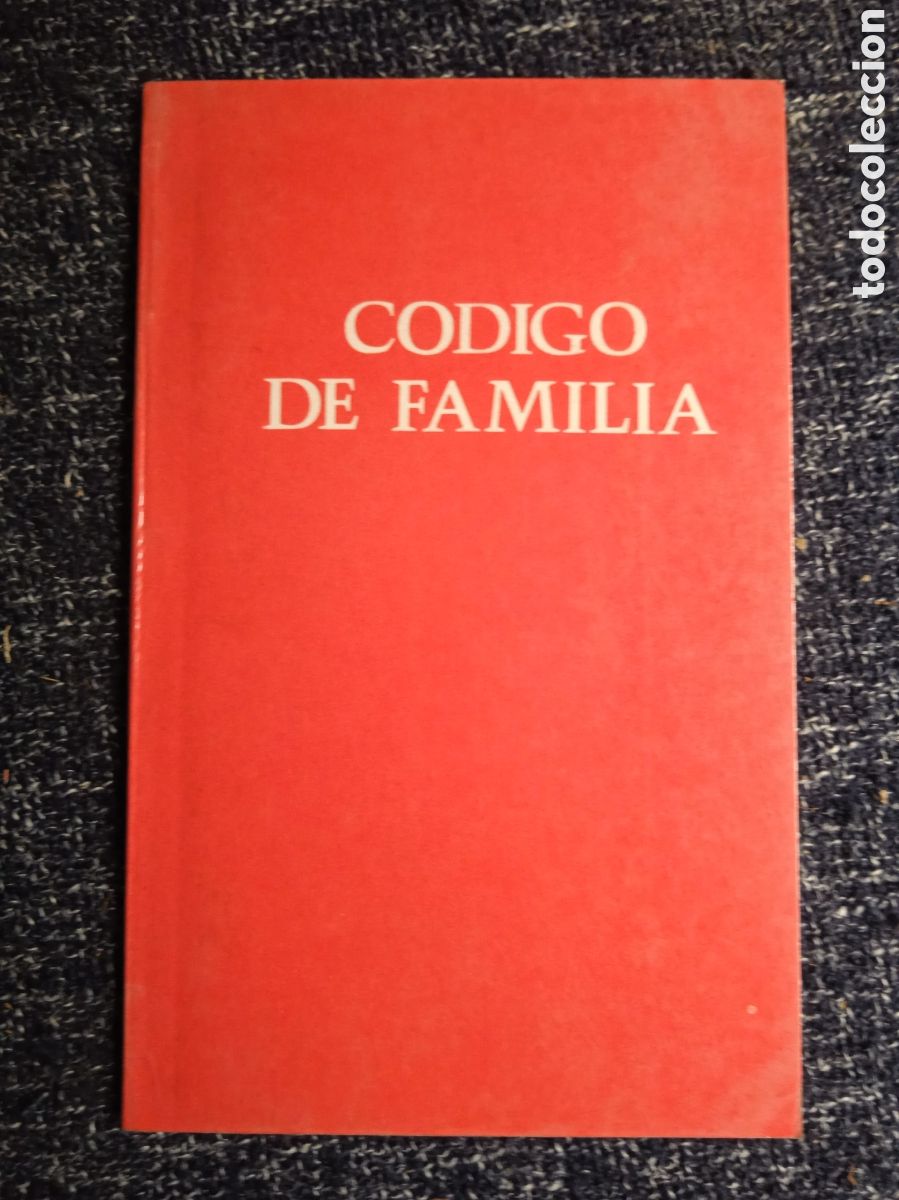 Second hand books: CODIGO FAMILIA -ED. MINISTERIO DE JUSTICIA 1975