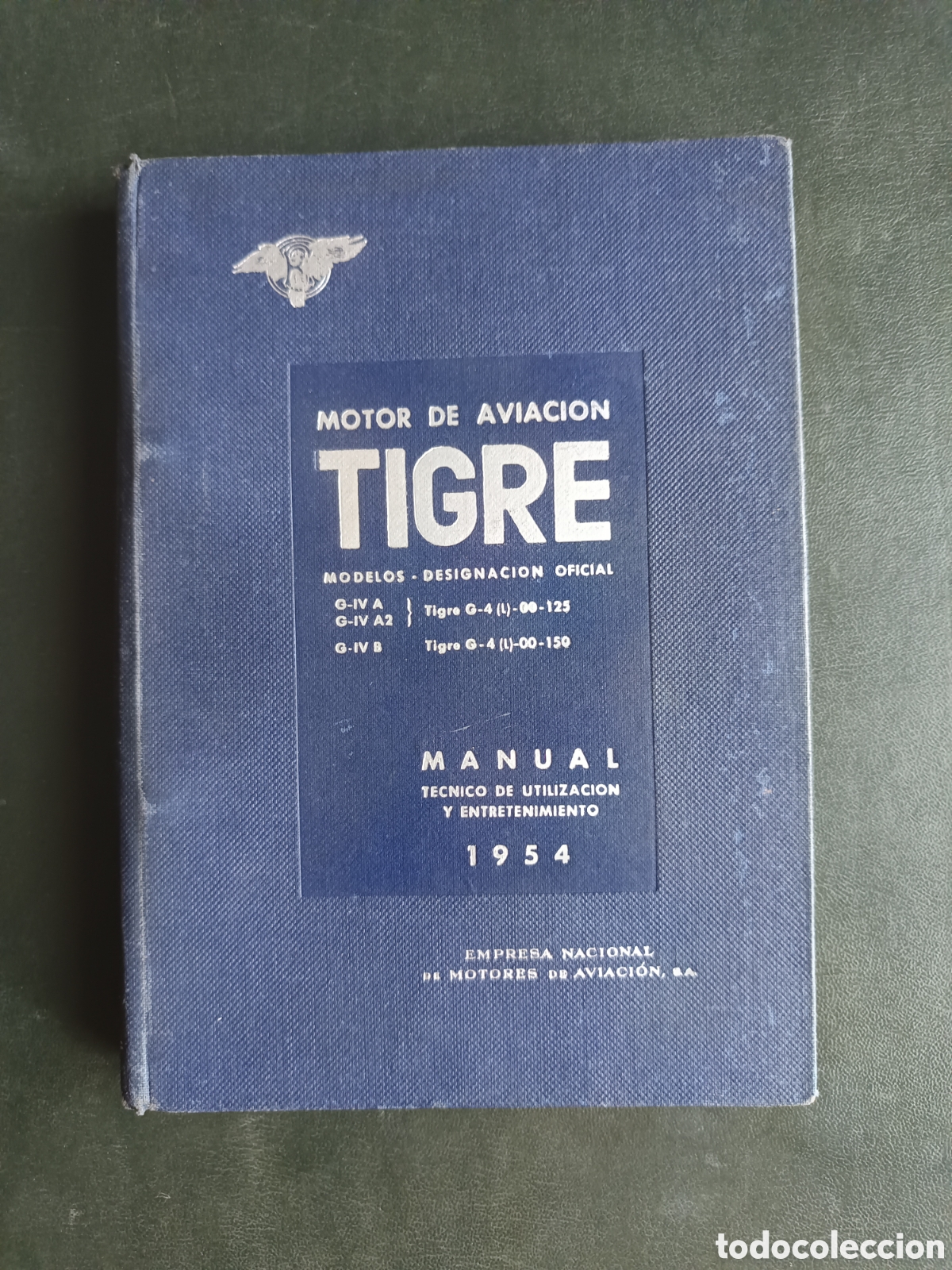 Libros de segunda mano: Motor de aviaci&oacute;n Tigre. Manual t&eacute;cnico de utilizaci&oacute;n y entretenimiento 1954.