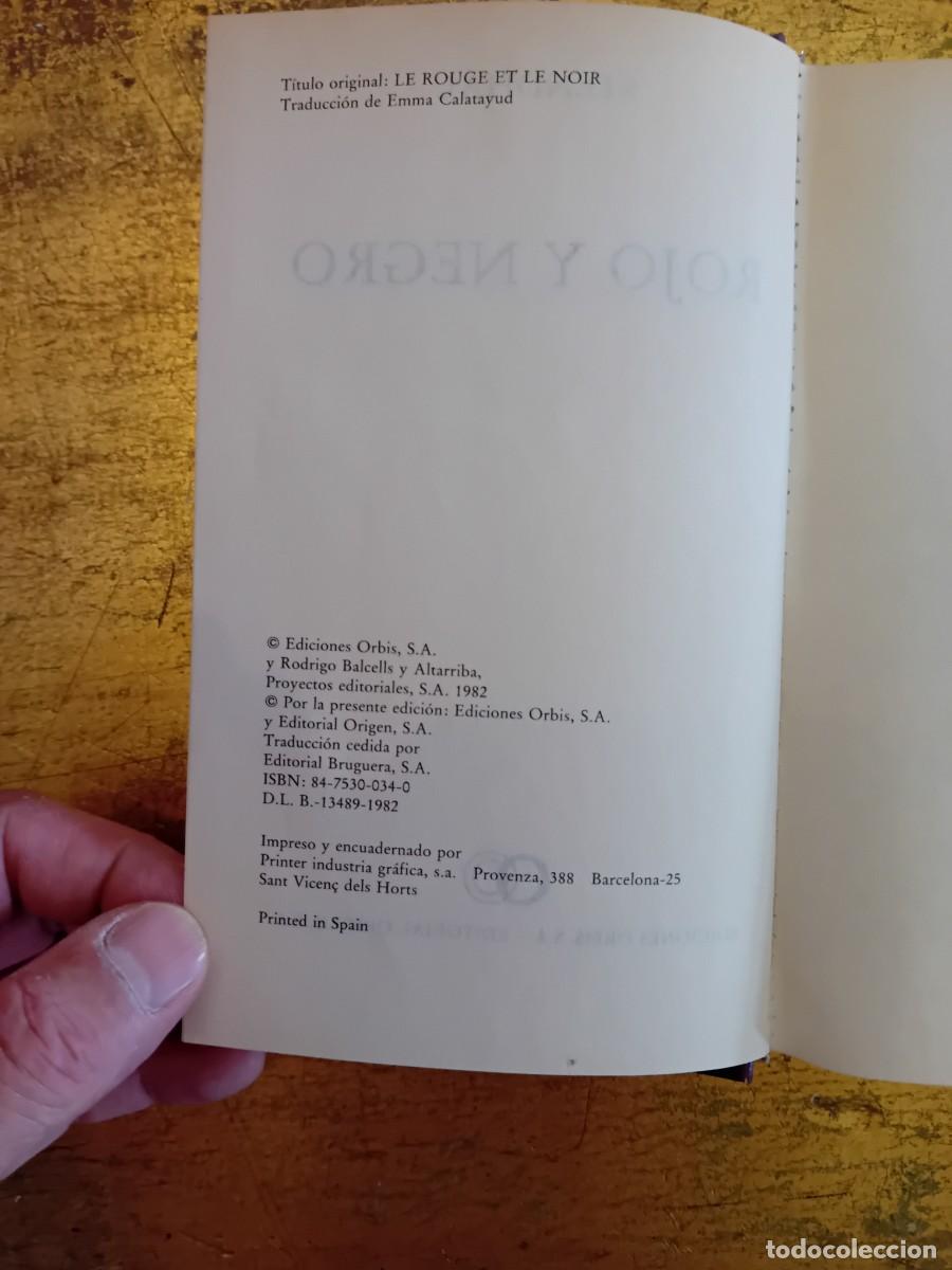Libros de segunda mano: Stendhal, rojo y negro. - Foto 2