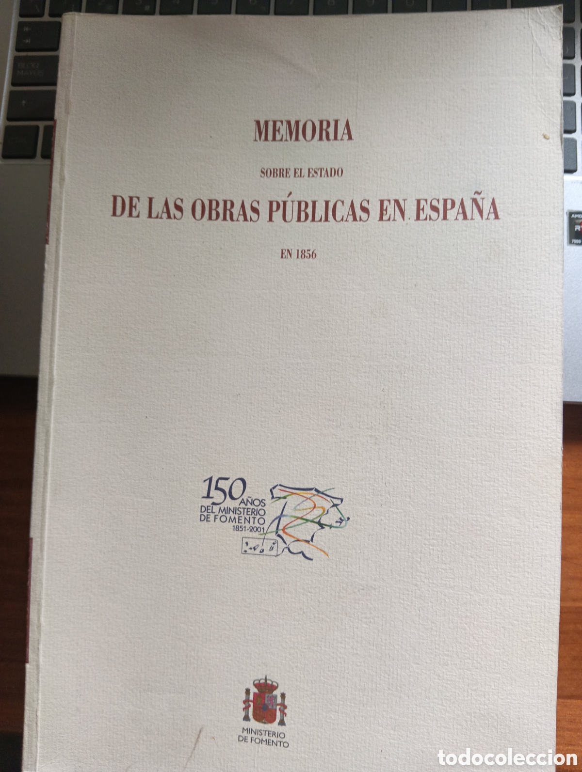 Libros de segunda mano: Memoria sobre el Estado de las Obras P&uacute;blicas en Espa&ntilde;a en 1856