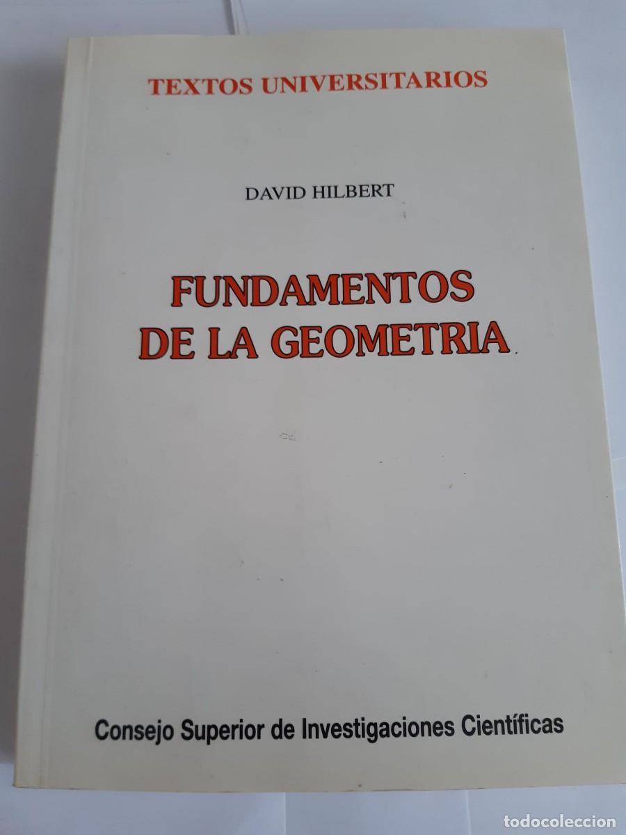Libros de segunda mano: FUNDAMENTOS DE LA GEOMETROA DAVID HILBERT