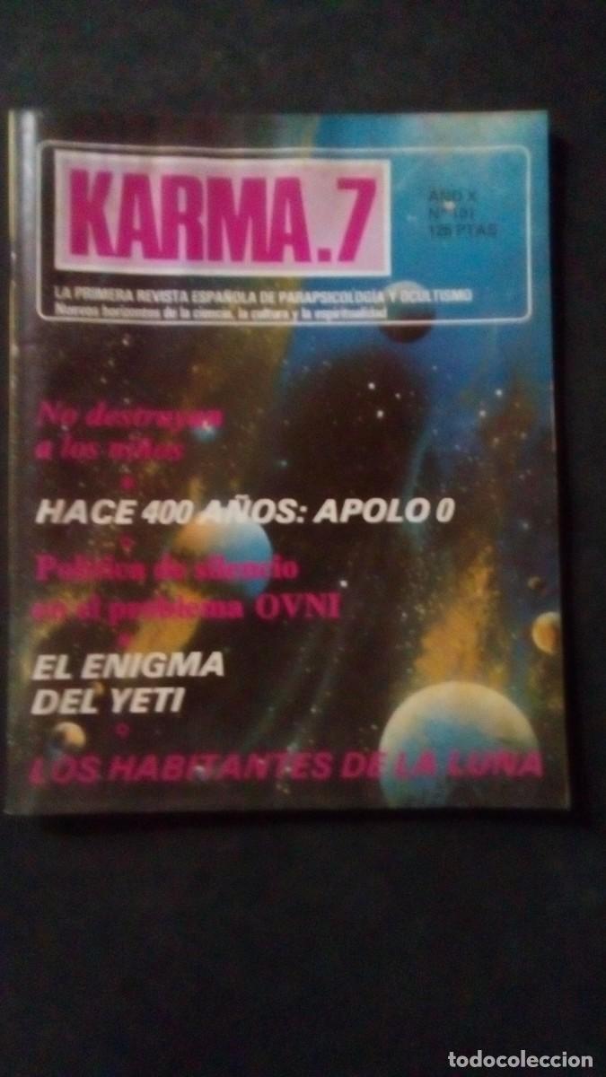 Libros de segunda mano: KARMA 7 N&ordm; 101-REVISTA DE PARAPSICOLOGIA-OVNIS-ESPIRITISMO