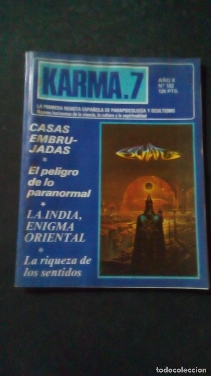 Libros de segunda mano: KARMA 7 N&ordm; 125-REVISTA DE PARAPSICOLOGIA-OVNIS ESPIRITISMO