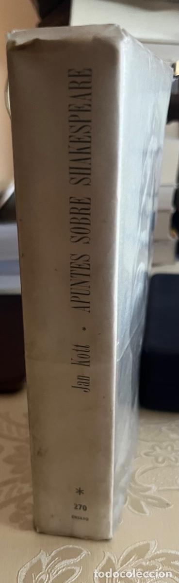 Libros de segunda mano: Kott, Jan.- Apuntes sobre Shakespeare - Foto 2