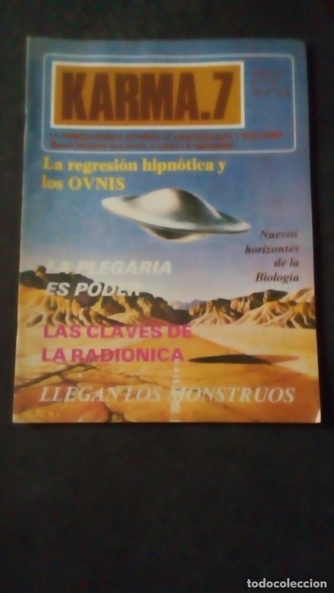 Libros de segunda mano: KARMA 7 N&ordm; 110-REVISTA DE PARAPSICOLOG&Iacute;A-OVNIS-ESPIRITISMO-BUEN ESTADO