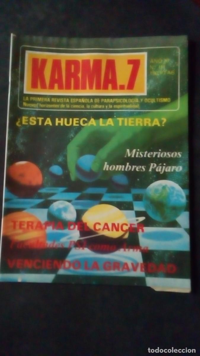Libros de segunda mano: KARMA 7 N&ordm; 111-REVISTA DE PARAPSICOLOG&Iacute;A-OVNIS-ESPIRITISMO-BUEN ESTADO