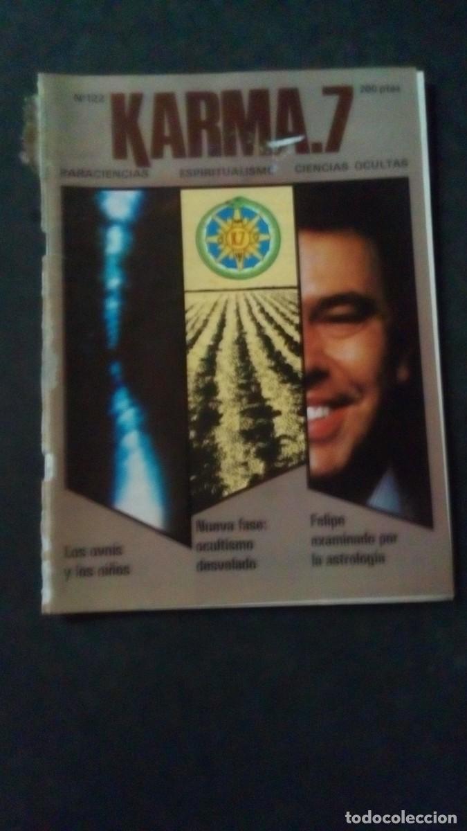 Libros de segunda mano: KARMA 7 N&ordm; 122-REVISTA DE PARAPSICOLOG&Iacute;A-OVNIS-ESPIRITISMO