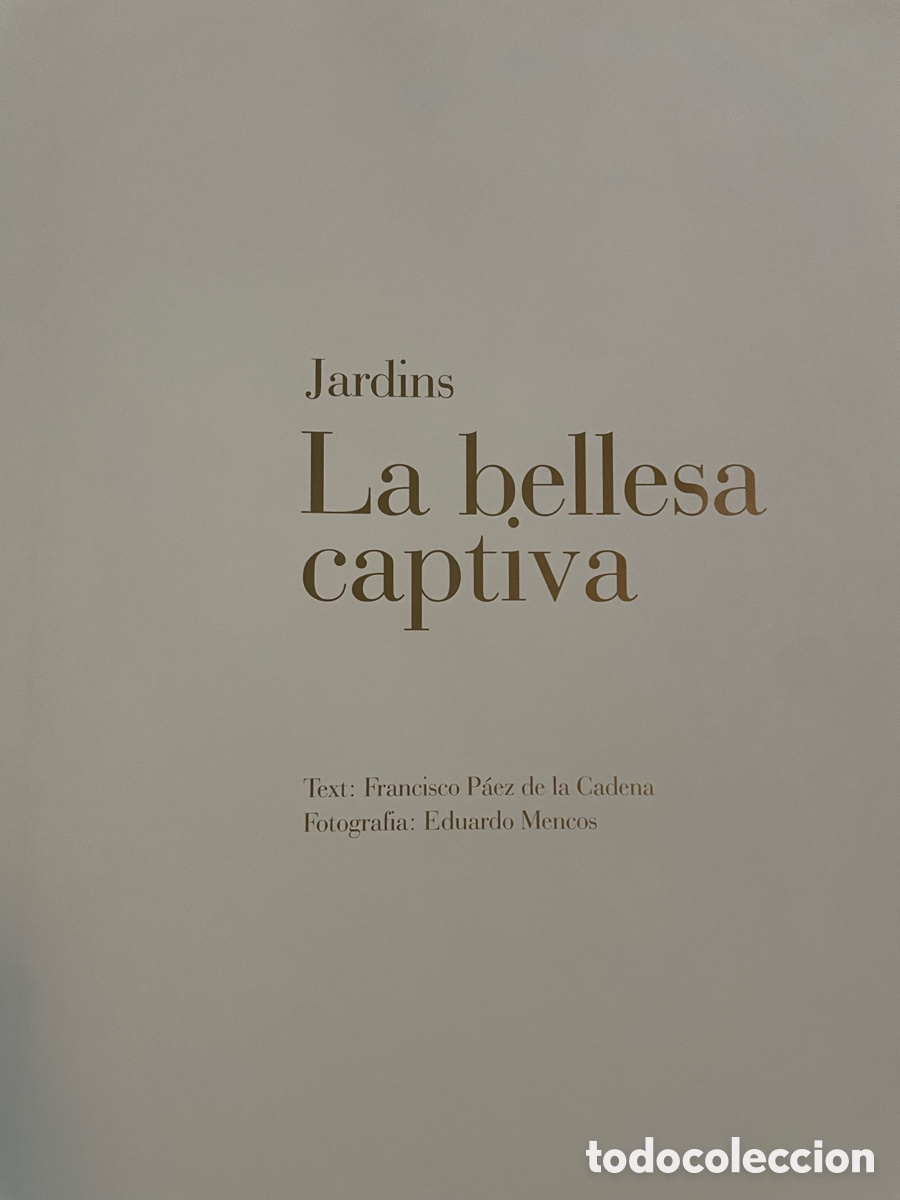 Libros de segunda mano: La bellesa captiva Jardins - Foto 2