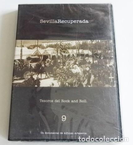 Libros de segunda mano: DVD SEVILLA RECUPERADA 9 - NO ES LIBRO - DOCUMENTAL HISTORIA TESOROS DEL ROCK AND ROLL CINECLUBS ETC