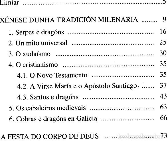 Libros de segunda mano: M3353 - A COCA E O MITO DO DRAGON. ETNOGRAFIA. GALICIA. - Foto 9