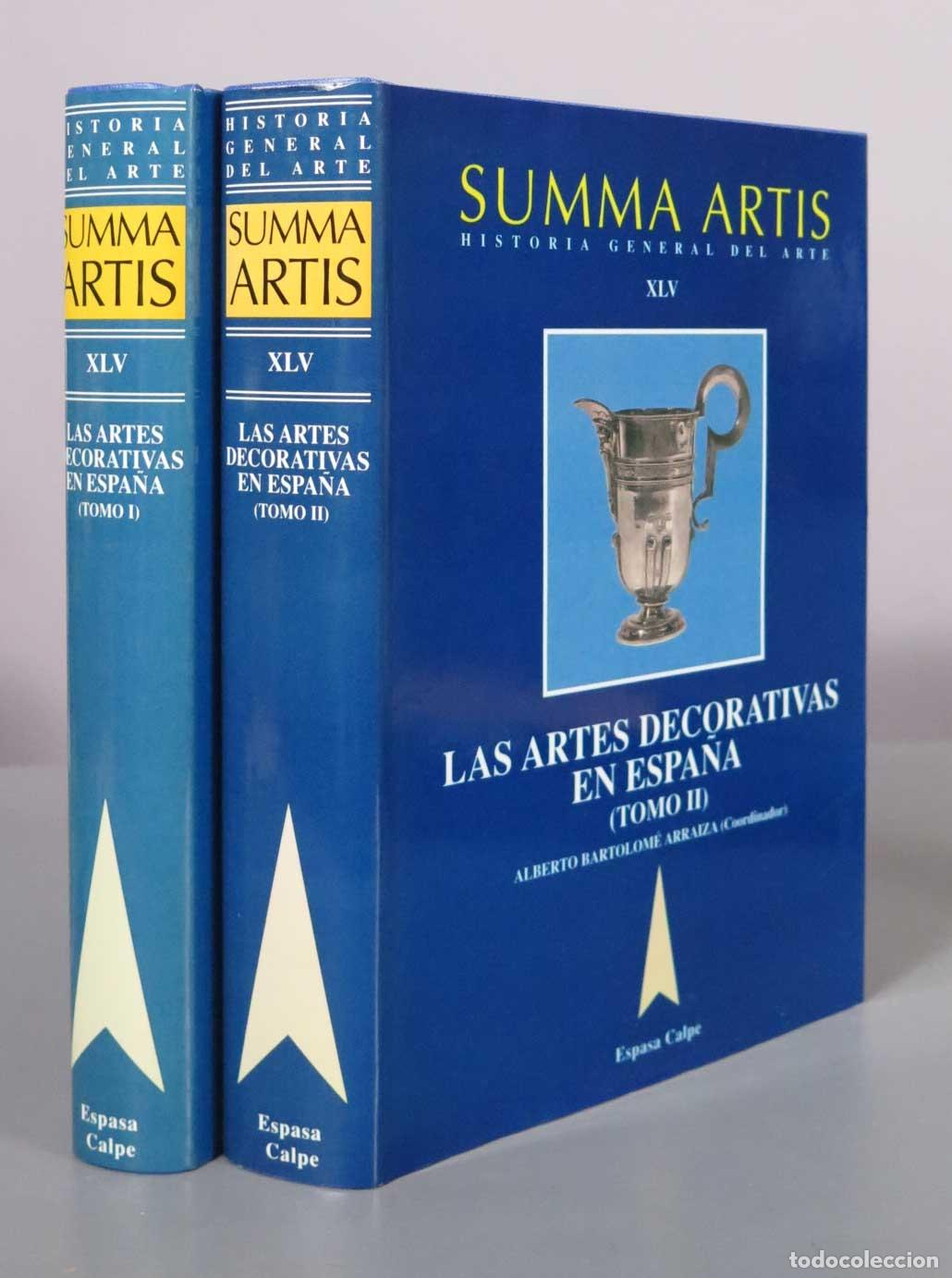 Libros de segunda mano: Summa Artis XLV: Las artes decorativas en Espa&ntilde;a - Alberto Bartolom&eacute; Arraiza - 2 TOMOS