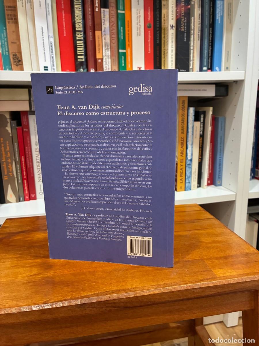 Libros de segunda mano: El discurso como estructura y proceso. Teun A. van Dijk. Gedisa - Foto 2