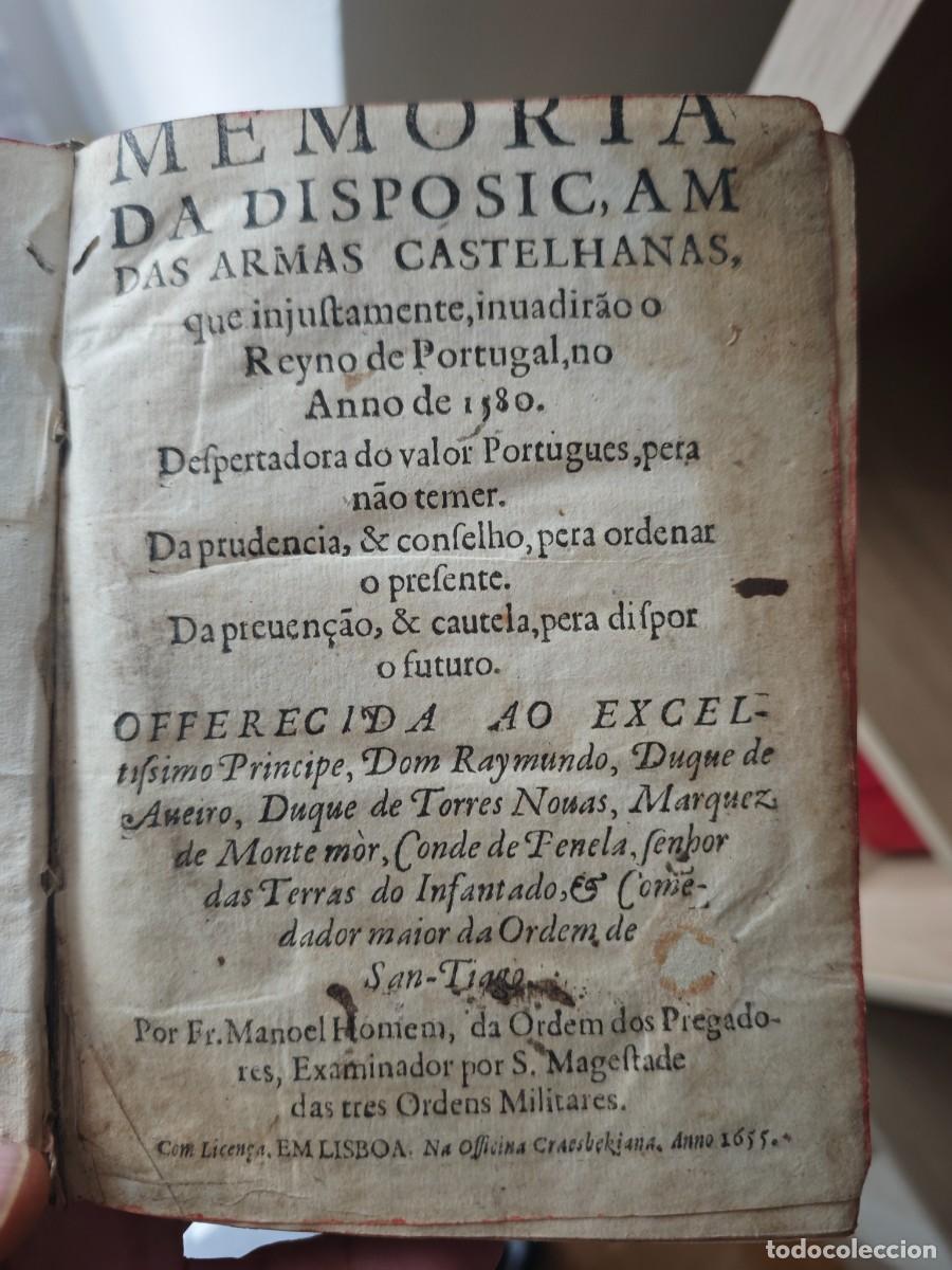 Libros de segunda mano: Libro antiguo siglo XVII uni&oacute;n ib&eacute;rica Espa&ntilde;a Portugal