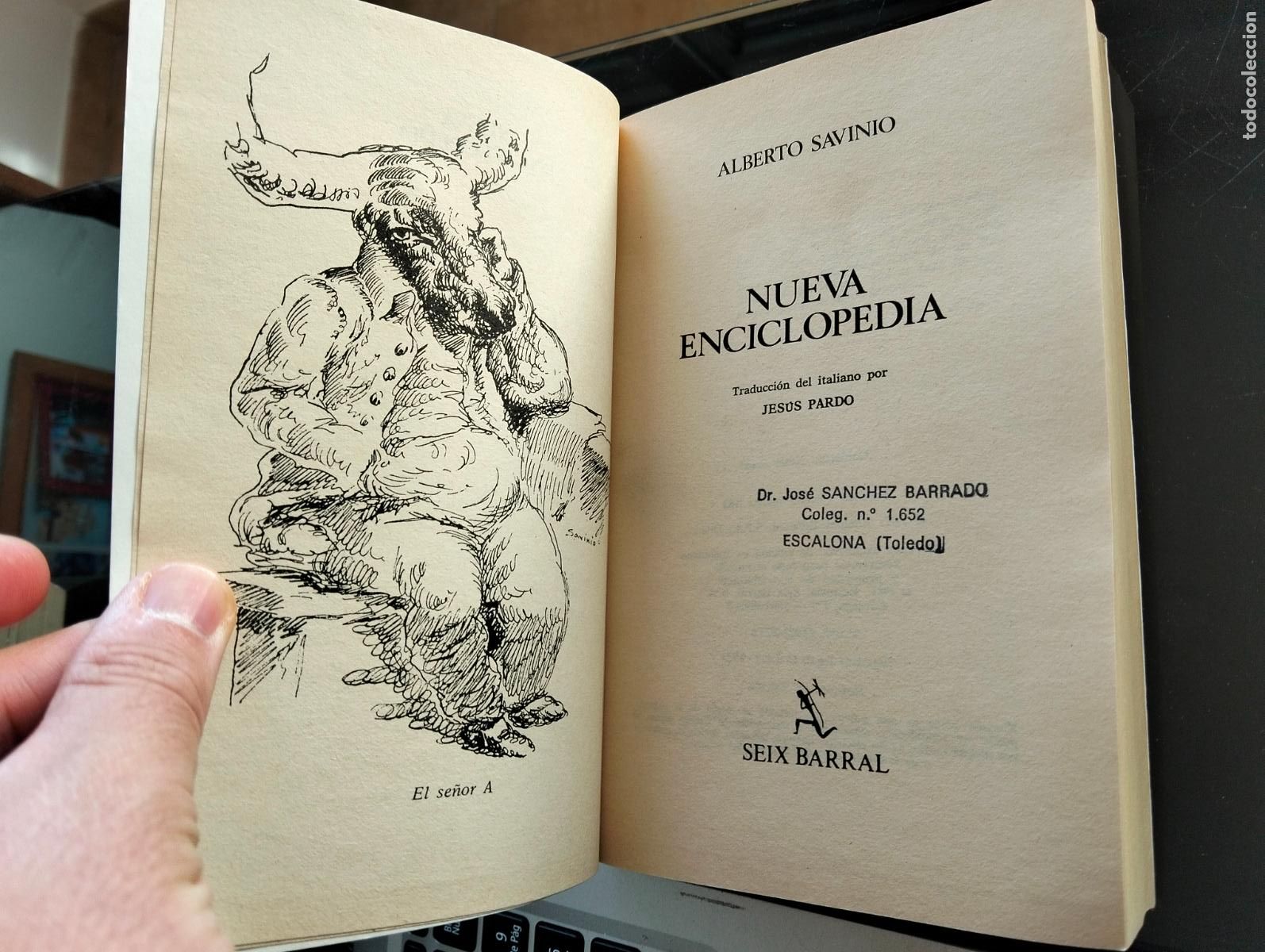 Gebrauchte B&uuml;cher: Literatura. Nueva Enciclopedia, Alberto Savinio, Seix Barral, 1987. VISITA MI CATALOGO. L55