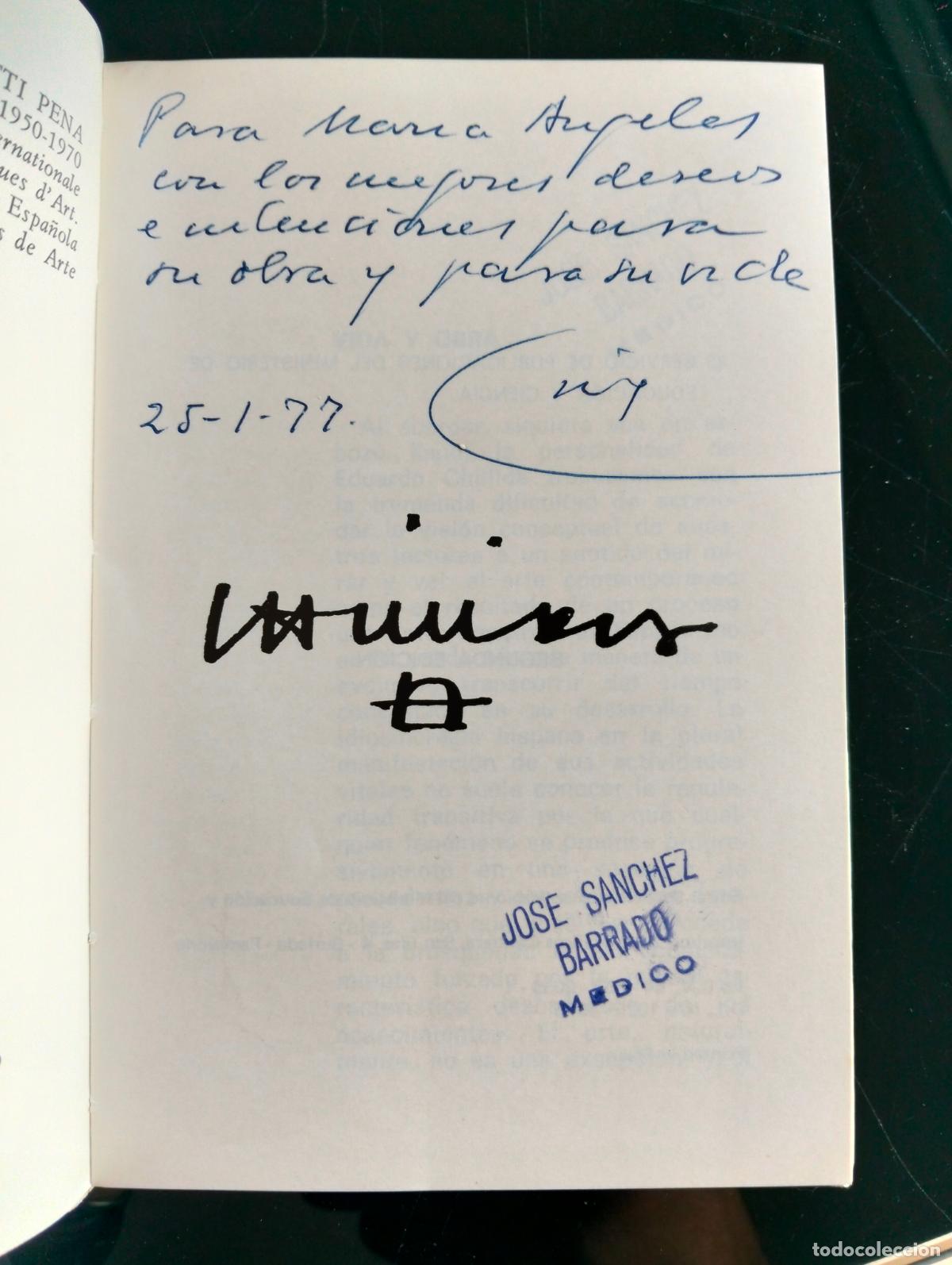 Libros de segunda mano: Arte. Dedicado, Luis Figuerola Ferreti, CHILLIDA, Col. Artistas Espa&ntilde;oles, 1978. VISITA CATALOGO L55