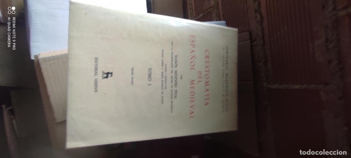 Libros de segunda mano: CRESTOMAT&Iacute;A DEL ESPA&Ntilde;OL MEDIEVAL. TOMO I - RAM&Oacute;N MEN&Eacute;NDEZ PIDAL