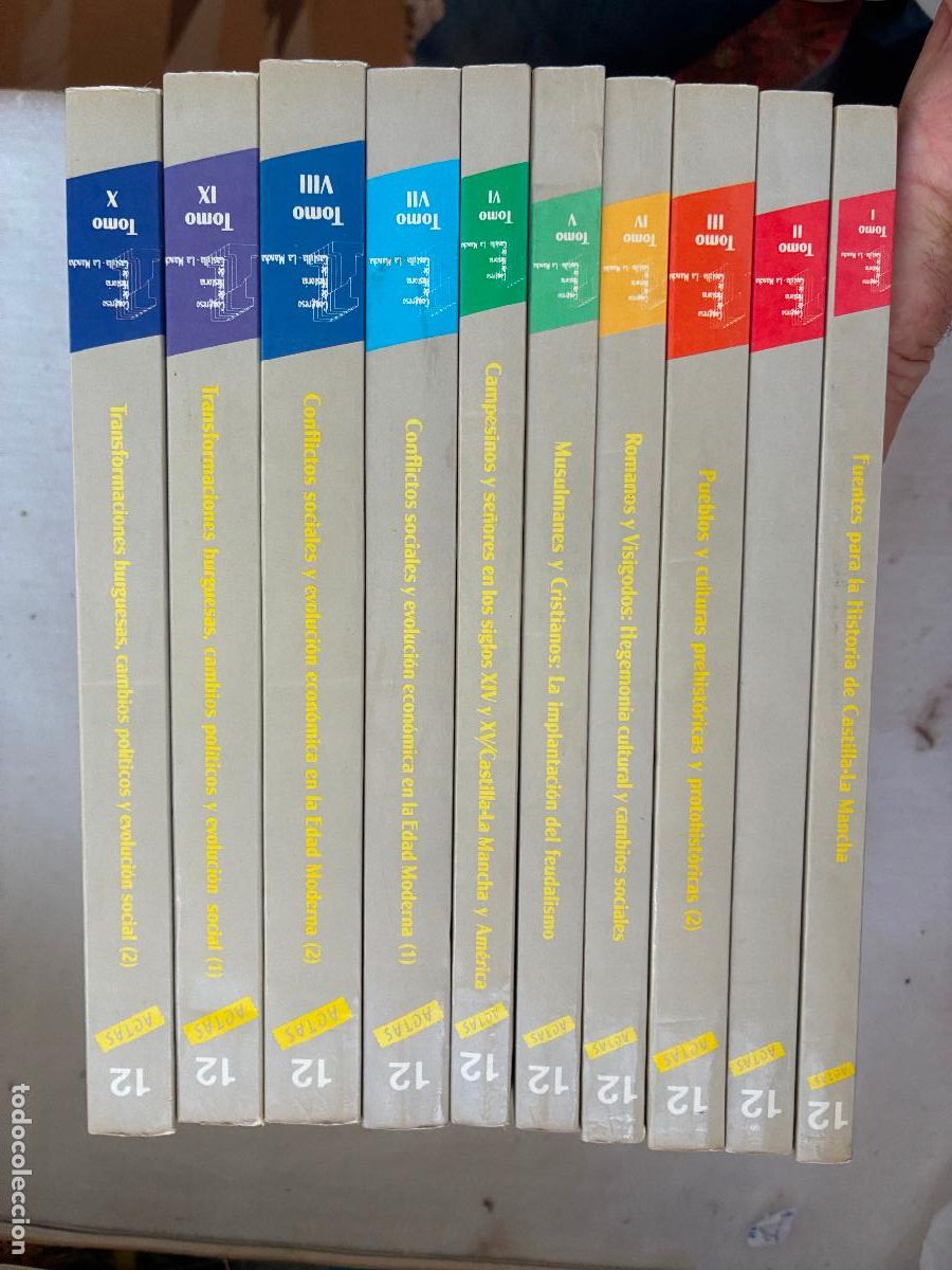 Libros de segunda mano: Actas I congreso de historia de Castilla La Mancha diez tomos a&ntilde;o 1988 ver fotos para contenido