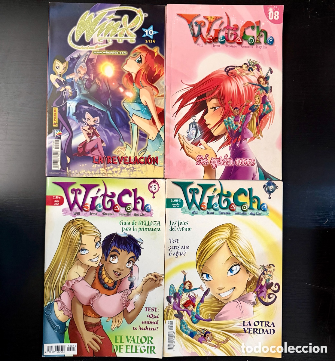 Gebrauchte B&uuml;cher: LOTE 4 REVISTAS WITCH - SE QUIEN ERES - GUIA DE BELLEZA - LA REVELACION WINX CLUB LIBROS