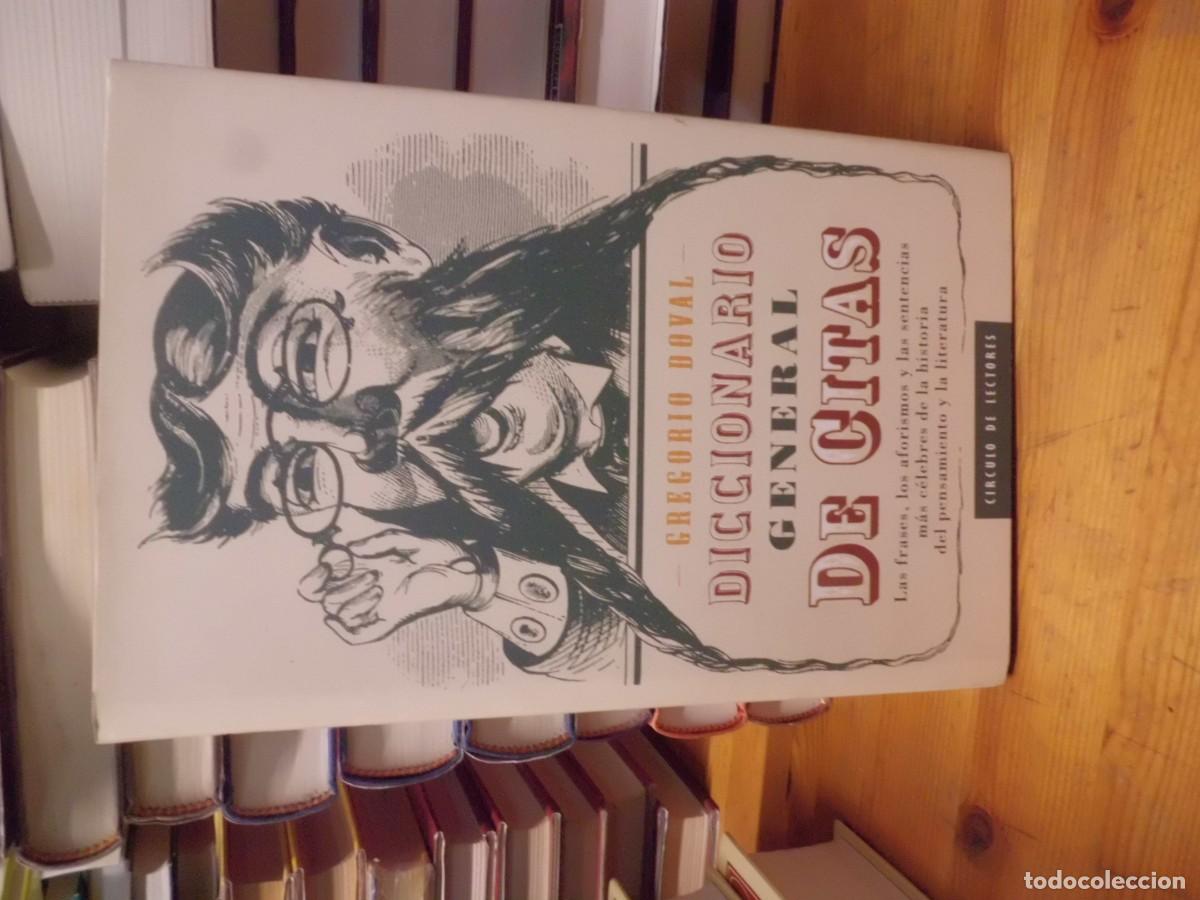 Libros de segunda mano: DICCIONARIO GENERAL DE CITAS GREGORIO DOVAL - Foto 1