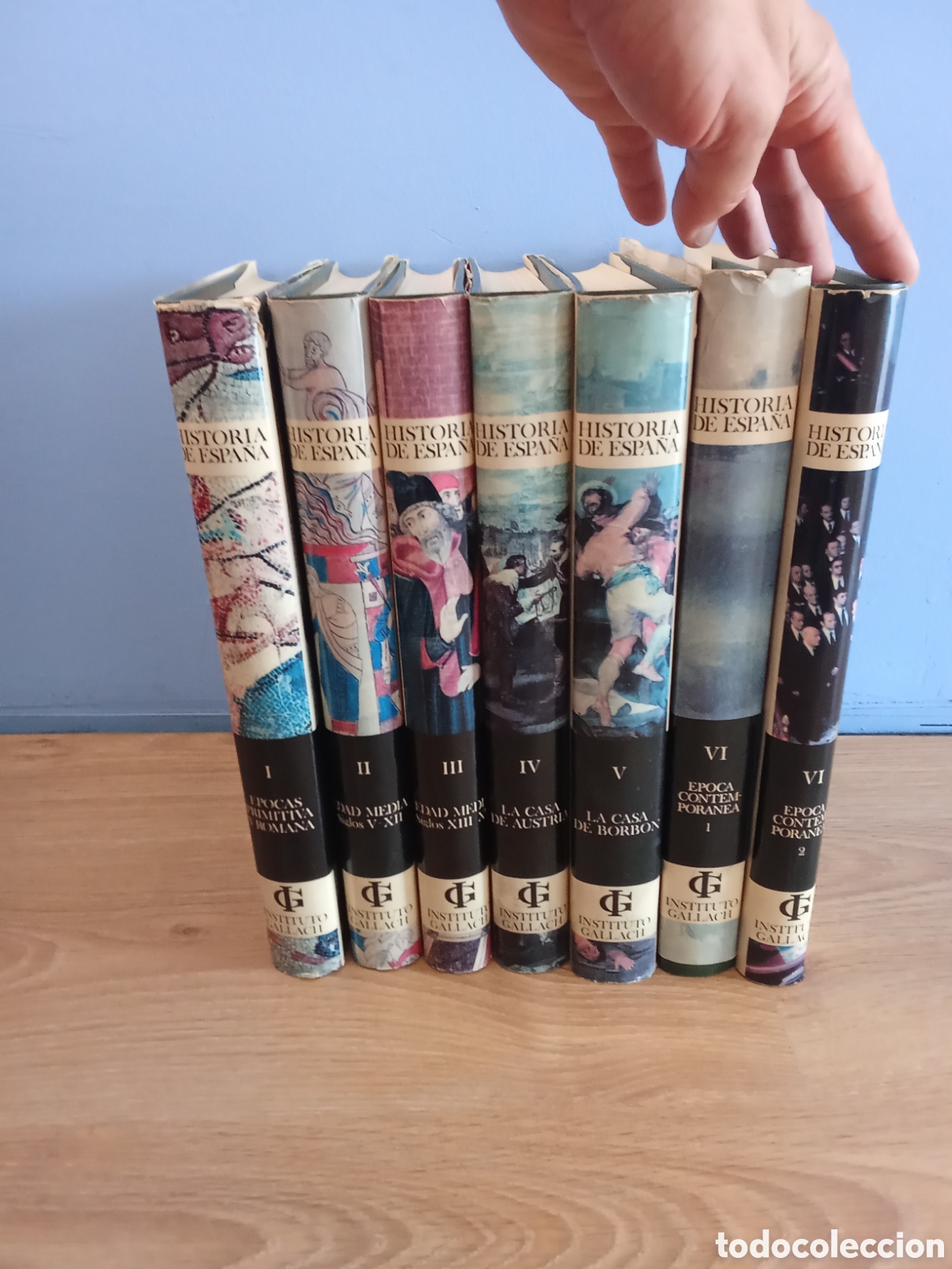 Libros de segunda mano: Historia de Espa&ntilde;a 7 tomos Instituto Gallach