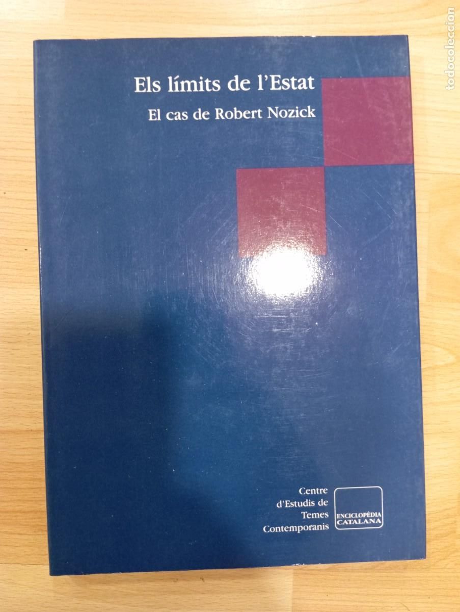 Libros de segunda mano: 'Els l&iacute;mits de l'estat. El cas de Robert Nozick'. &Agrave;ngel Casti&ntilde;eira. Enciclop&egrave;dia Catalana.