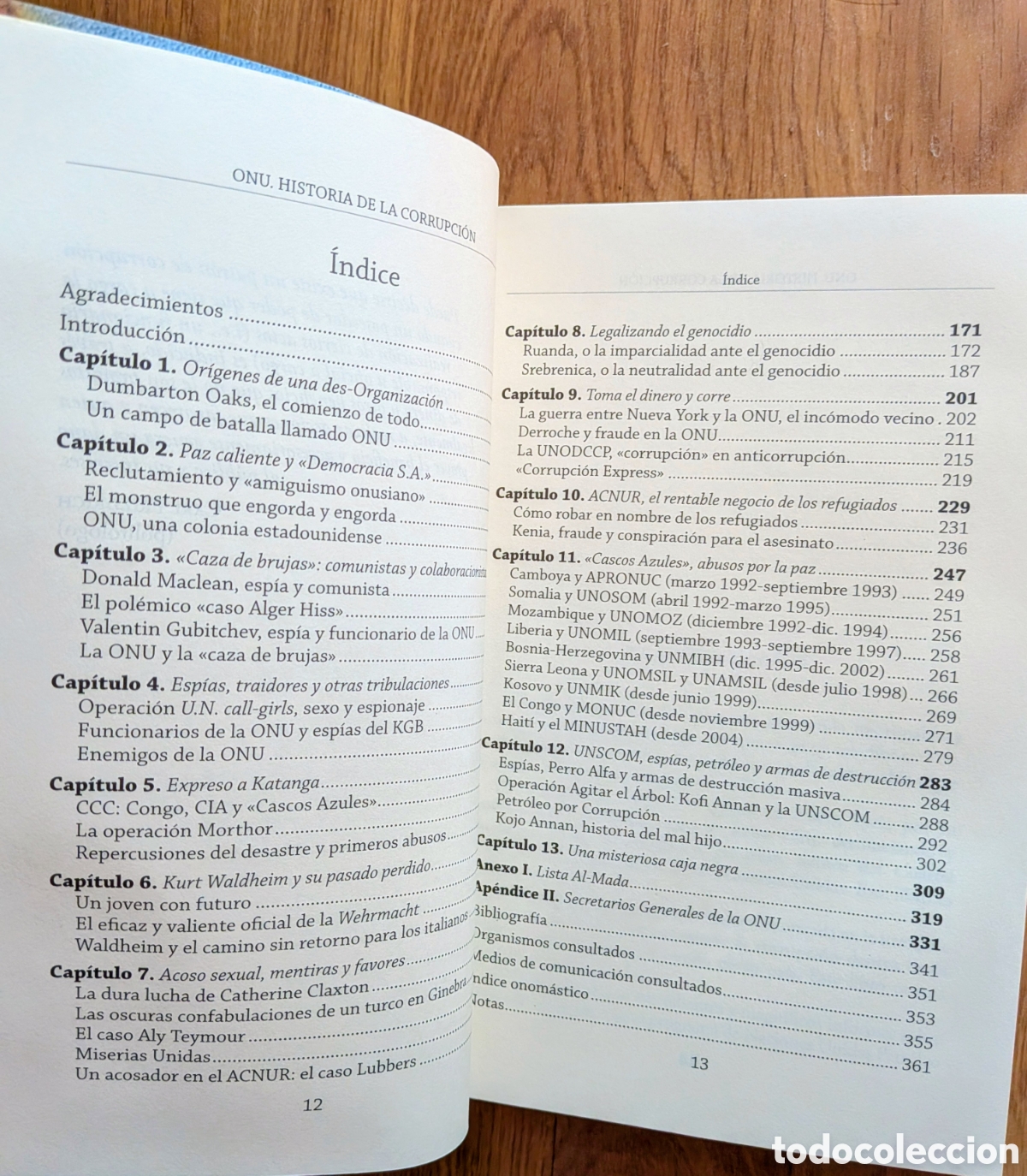 Libros de segunda mano: ONU. HISTORIA DE LA CORRUPCI&Oacute;N - Eric Frattini - Foto 5