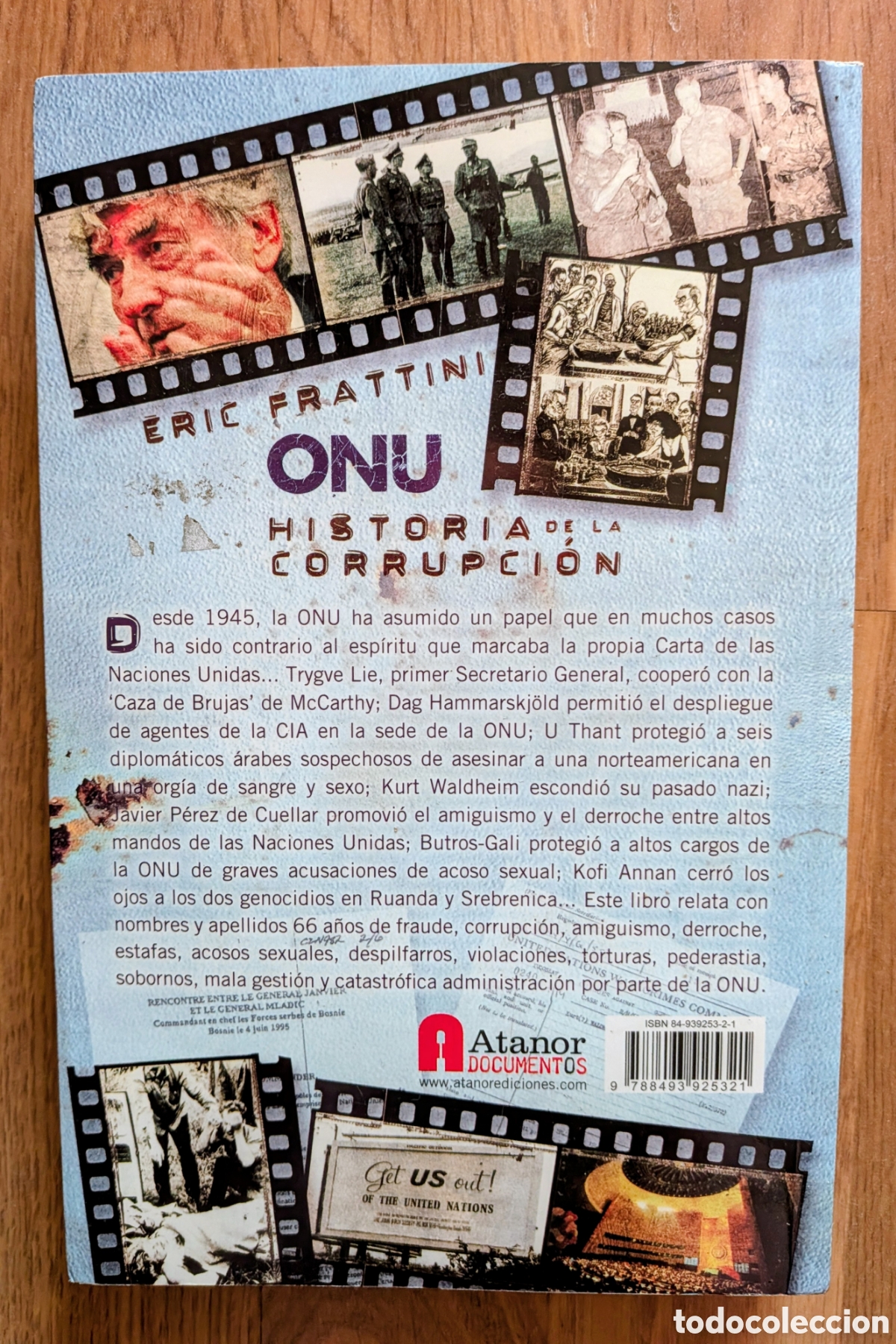 Libros de segunda mano: ONU. HISTORIA DE LA CORRUPCI&Oacute;N - Eric Frattini - Foto 6