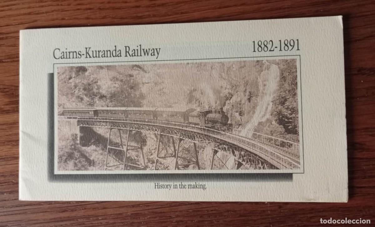 Libros de segunda mano: CAIRNS-KURANDA RAILWAY 1882-1891 - 21 X 11 CM AUSTRALIA