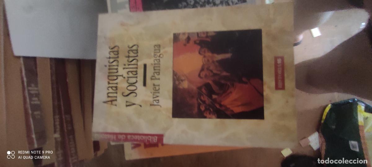 Libros de segunda mano: ANARQUISTAS Y SOCIALISTAS. BIBLIOTECA HISTORIA 16. - JAVIER PANIAGUA.