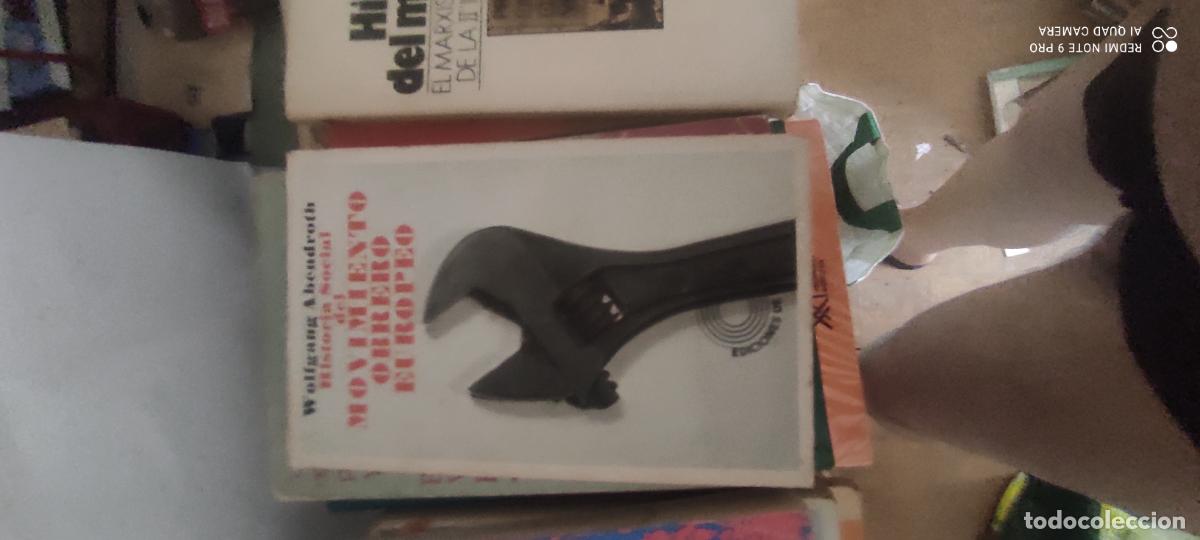 Libros de segunda mano: HISTORIA SOCIAL DEL MOVIMIENTO OBRERO EUROPEO (WOLFGANG ABENDROTH)