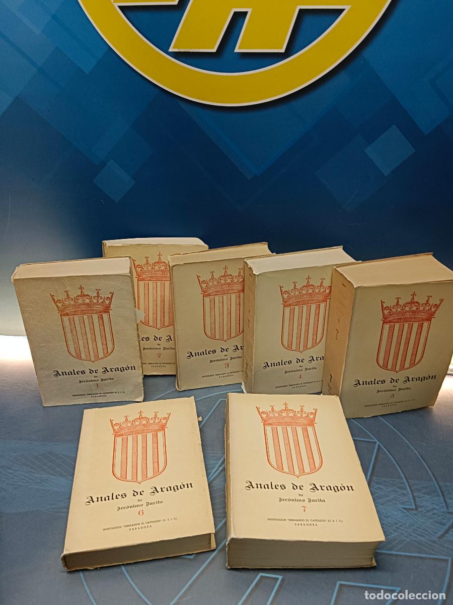 Libros de segunda mano: Jer&oacute;nimo Zurita. Anales de la Corona de Arag&oacute;n. 7 tomos, 1 al 7