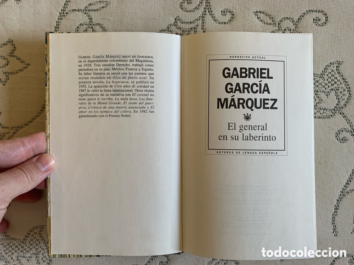 Libros de segunda mano: El general en su laberinto y La sonrisa etrusca - Foto 3