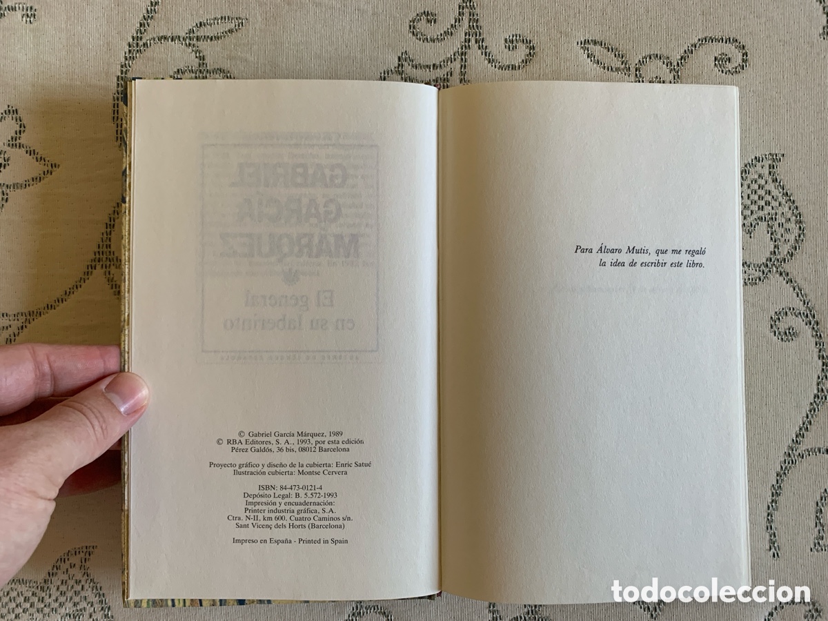 Libros de segunda mano: El general en su laberinto y La sonrisa etrusca - Foto 4