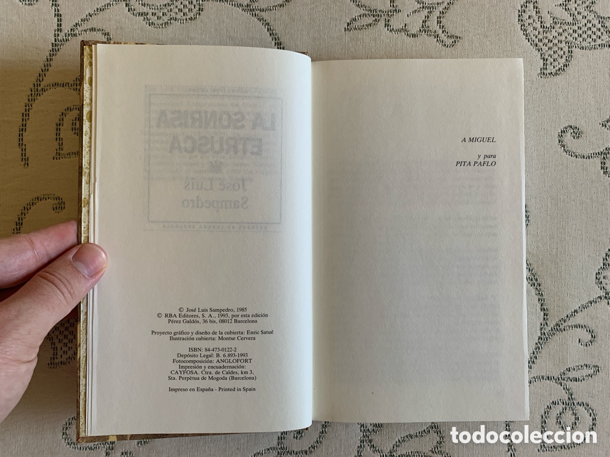 Libros de segunda mano: El general en su laberinto y La sonrisa etrusca - Foto 9