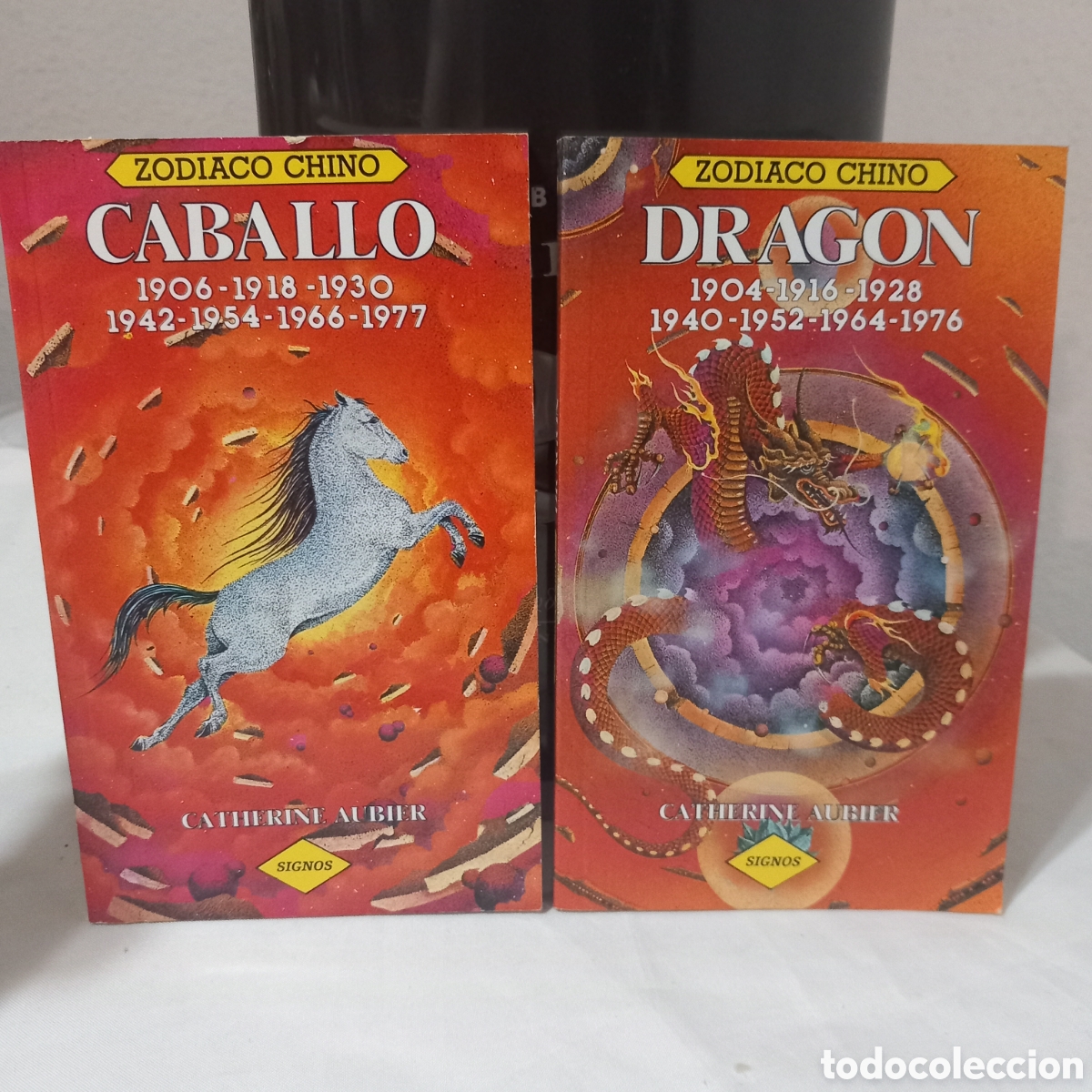 Libros de segunda mano: ZODIACO CHINO: DRAGON y CABALLO(KATERINE AUBIER)