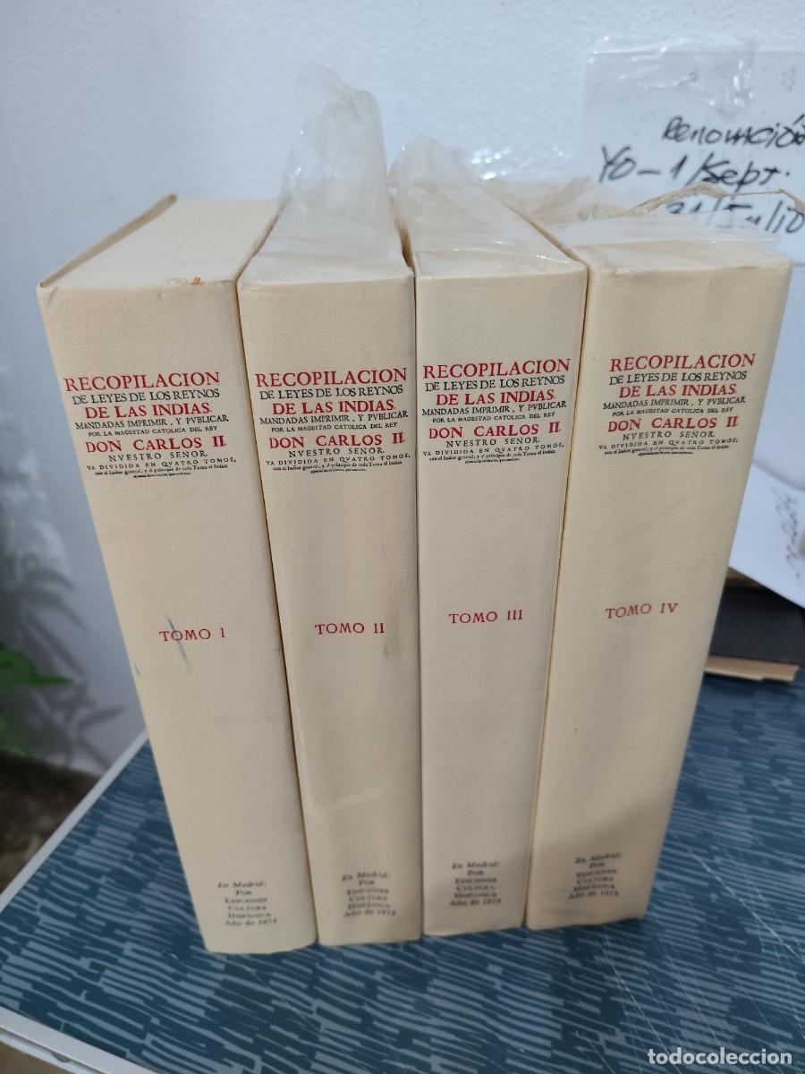 Libros de segunda mano: RECOPILACI&Oacute;N DE LEYES DE LOS REYNOS DE LAS INDIAS,MANDADAS A IMPRIMIR Y PUBLICAR POR LA......LEER.