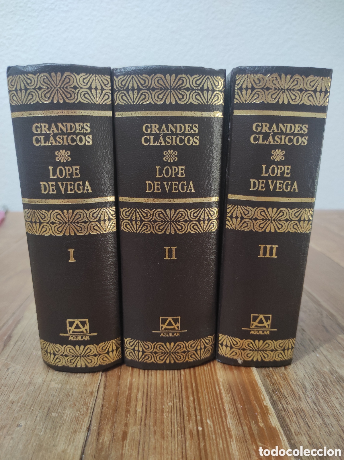 Livres d'occasion: Lope de Vega. Obras Selectas I,II y III. Aguilar, colecci&oacute;n Grandes Cl&aacute;sicos