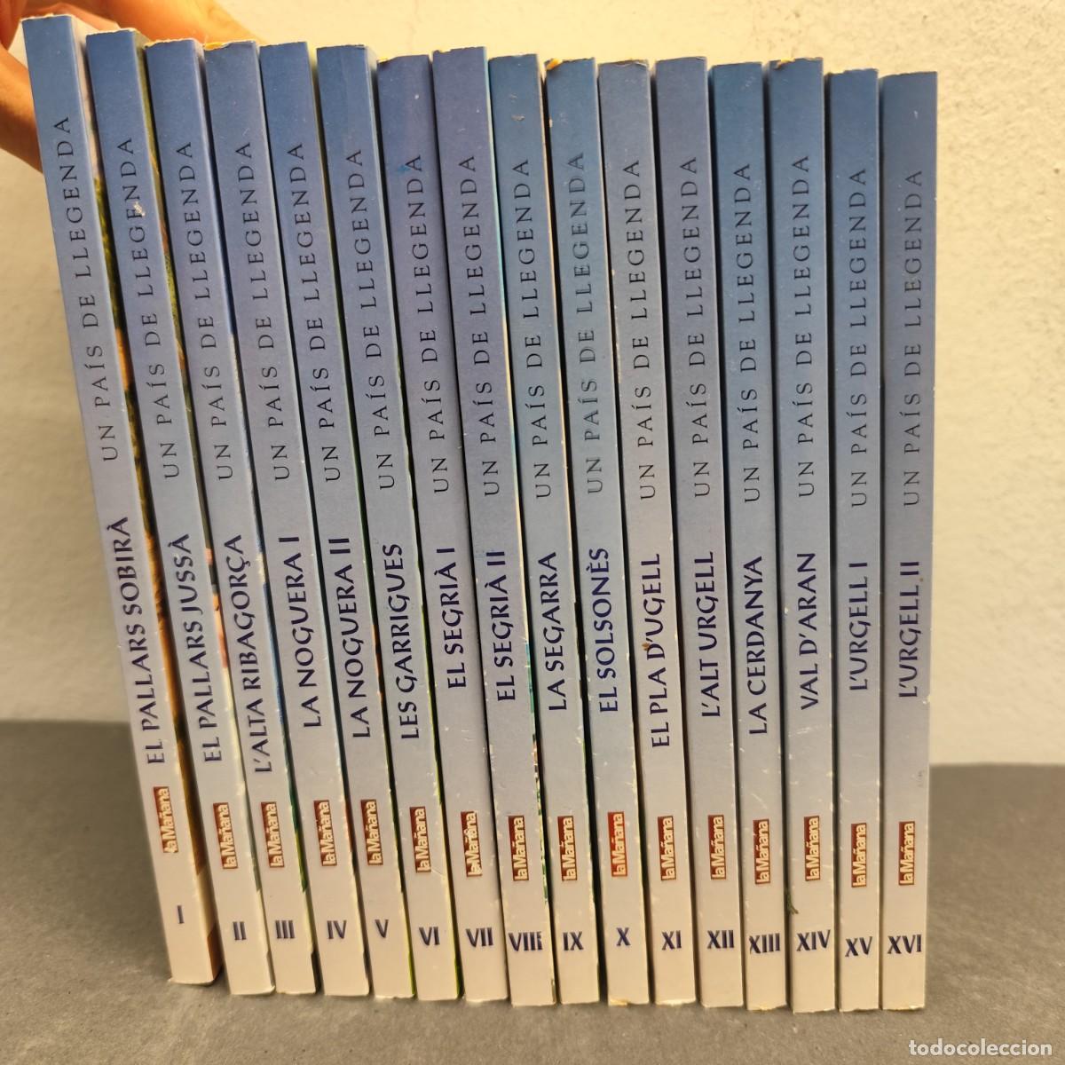Libros de segunda mano: UN PA&Iacute;S DE LLEGENDA - JOAN BELLMUNT I FIGUERAS - LOTE 16 TOMOS: DEL I AL XVI - LA MA&Ntilde;ANA / 1158