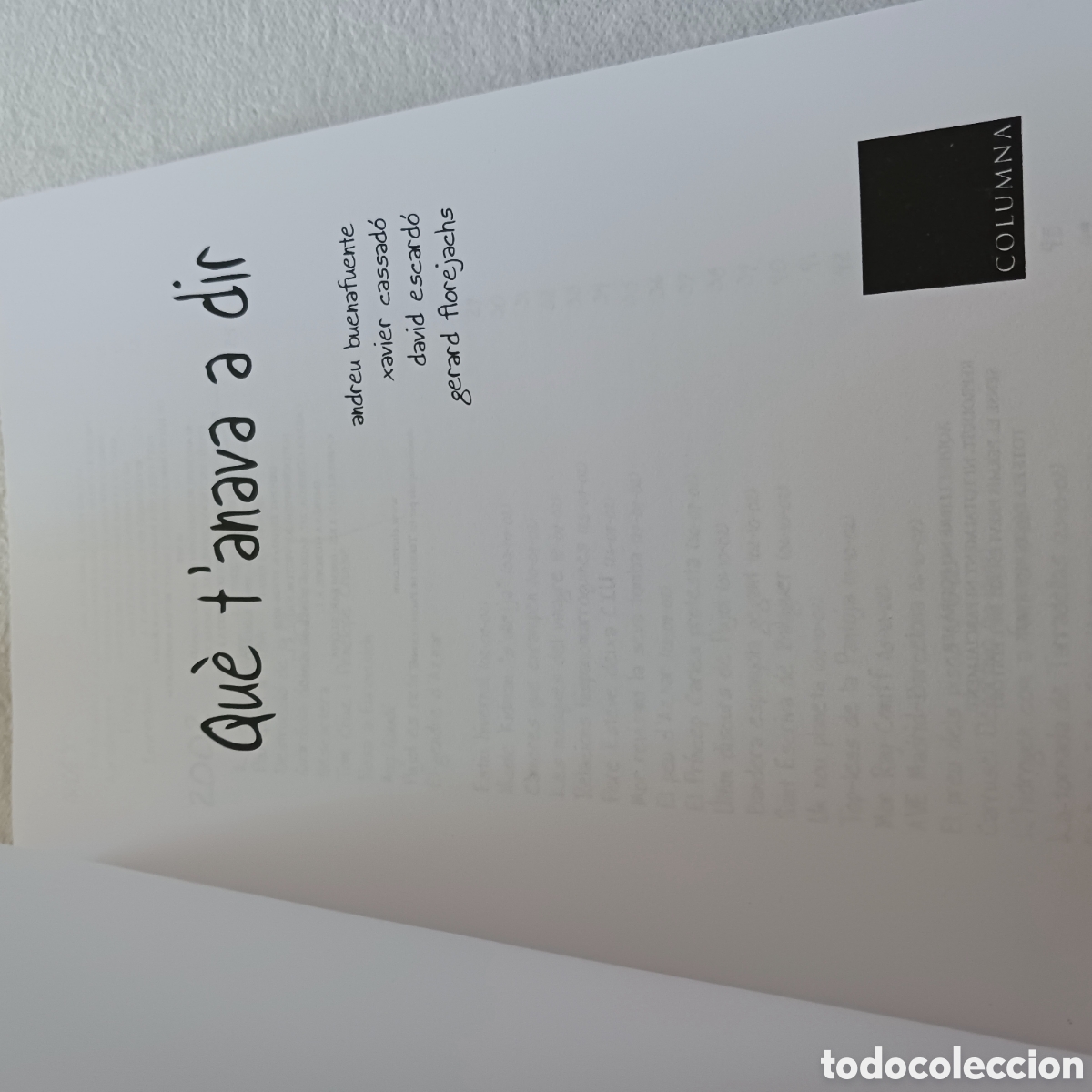 Libros de segunda mano: Que tanava a dir?Monolegs de Andreu Buenafuente - Foto 6