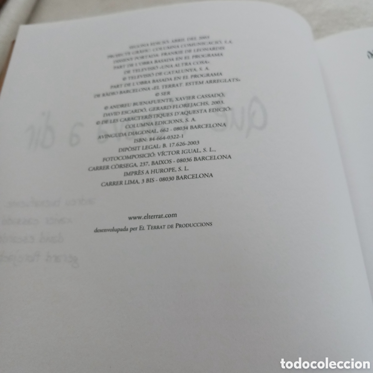 Libros de segunda mano: Que tanava a dir?Monolegs de Andreu Buenafuente - Foto 7