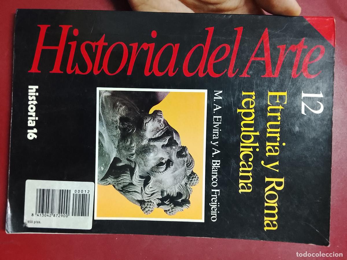 Libros de segunda mano: M.A. Elvira y A. Blanco Freijeiro: Etruria y Roma republicana. Historia del Arte 12 (Historia 16)