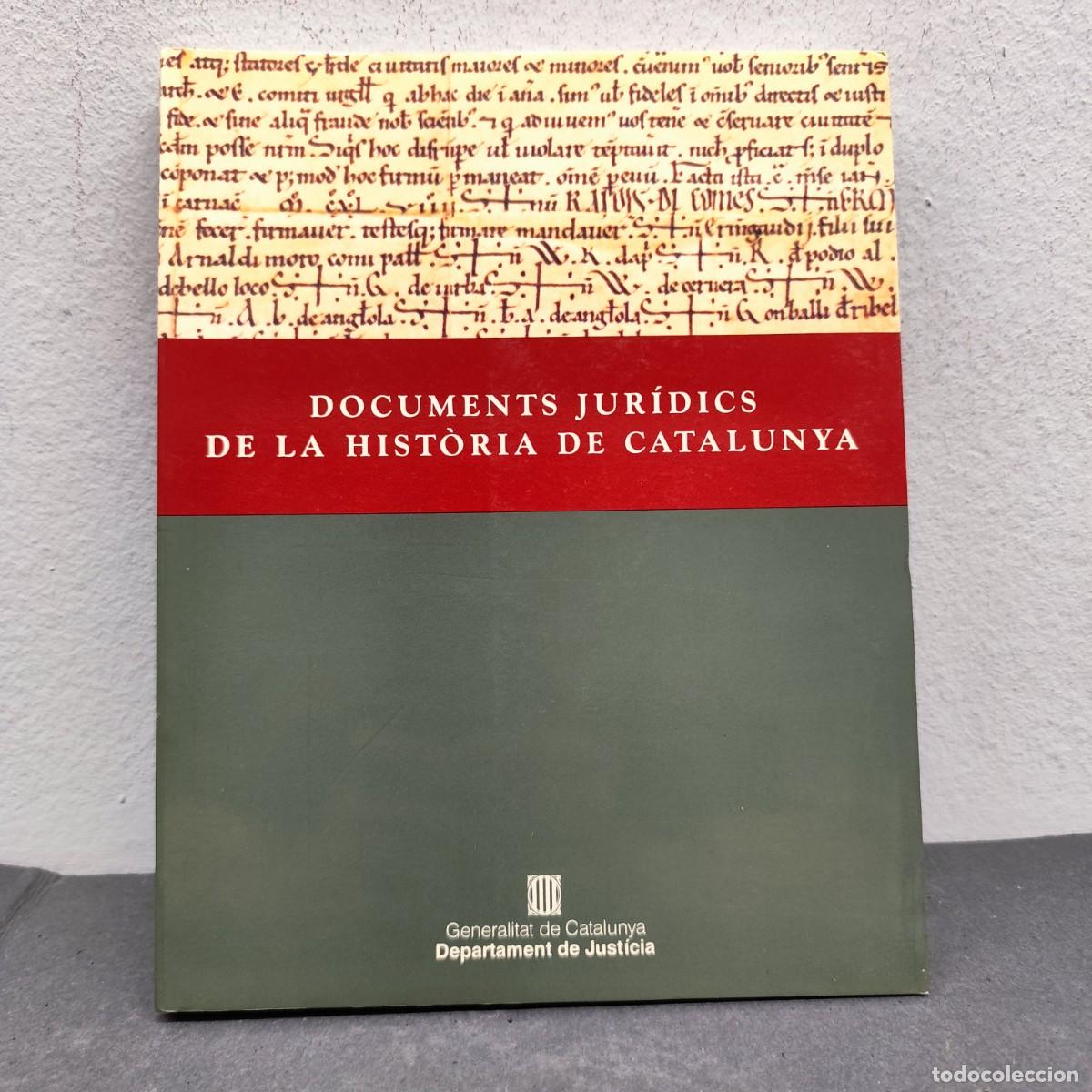 Libros de segunda mano: DOCUMENTS JUR&Iacute;DICS DE LA HIST&Ograve;RIA DE CATALUNYA - AGUST&Iacute; M. BASSOLS, IAGO DE BALANZ&Oacute; - 1991 / 1186