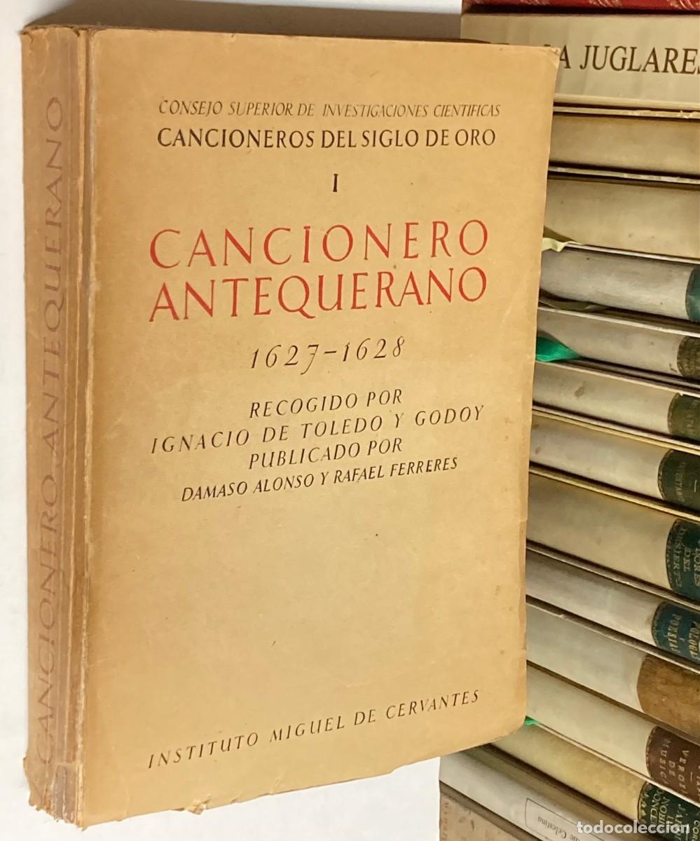 Gebrauchte B&uuml;cher: A&Ntilde;O 1950 - CANCIONERO ANTEQUERANO. 1627-1628. Recogido por Ignacio de Toledo y Godoy