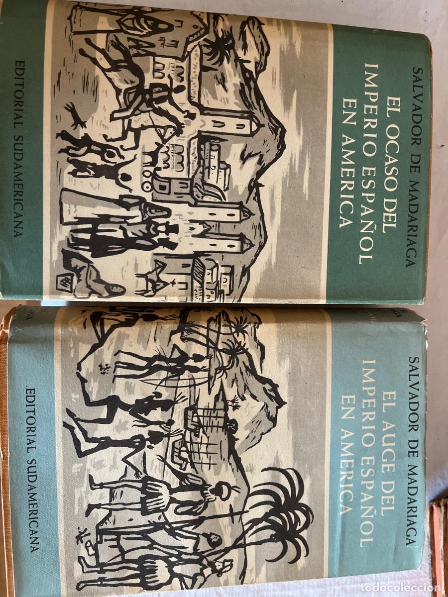 Libros de segunda mano: Salvador de Madariaga: El Auge / El Ocaso del Imperio espa&ntilde;ol en Am&eacute;rica, 1955
