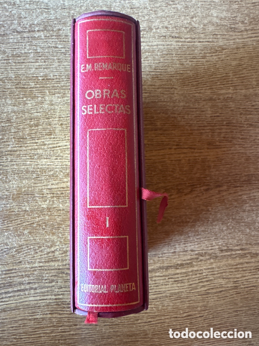 Libri di seconda mano: E.M REMARQUE OBRAS SELECTAS TOMO I PLANETA 1960 PLENA PIEL CON ESTUCHE